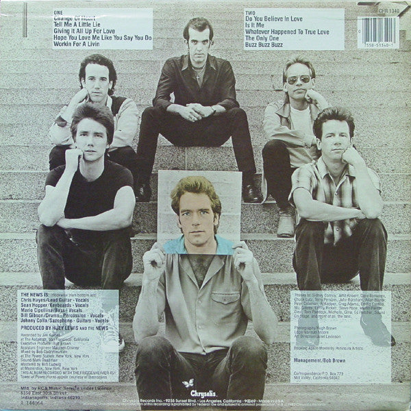 Huey Lewis And The News* : Picture This (LP, Album, Club, RCA)