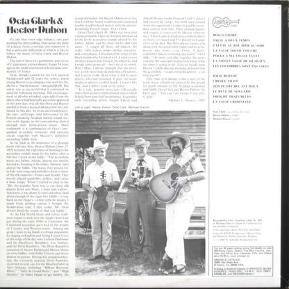 Octa Clark & Hector Duhon : Old Time Cajun Music (LP, Album)