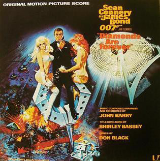 John Barry : Diamonds Are Forever (Original Motion Picture Score) (LP, Album, RE)