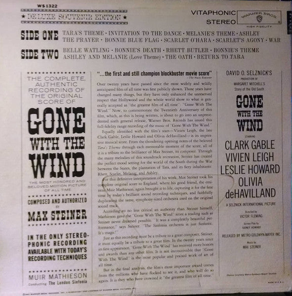 Max Steiner : Gone With The Wind (LP)