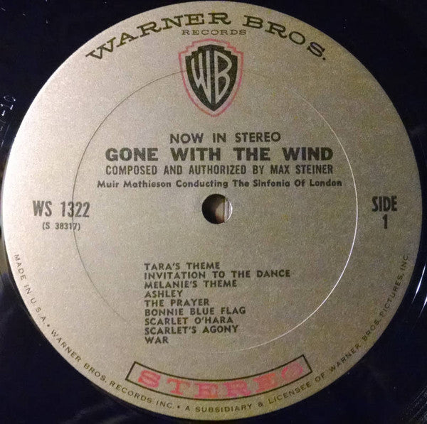 Max Steiner : Gone With The Wind (LP)
