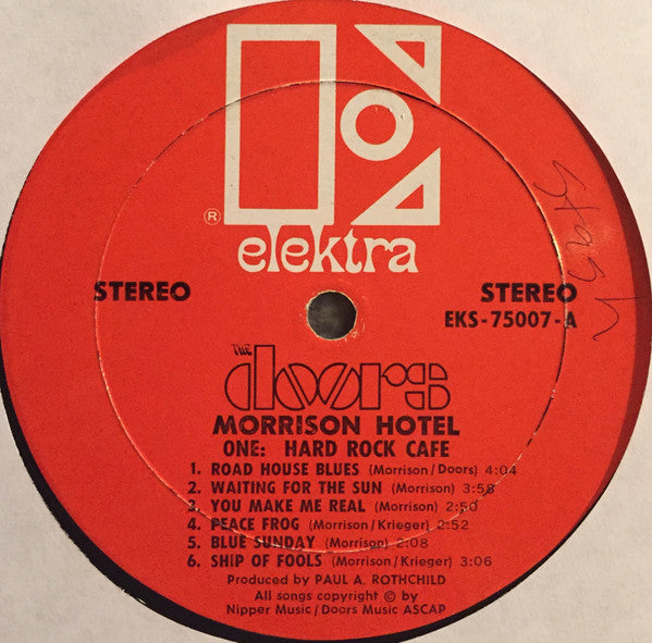 The Doors : Morrison Hotel (LP, Album, Wad)