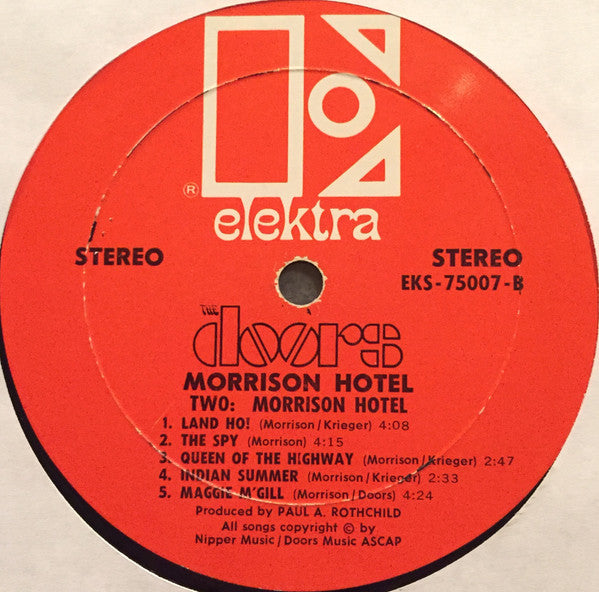 The Doors : Morrison Hotel (LP, Album, Wad)