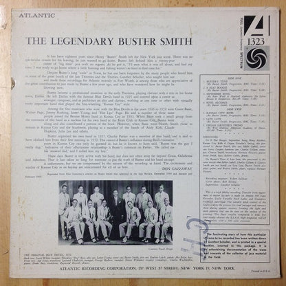 Buster Smith : The Legendary Buster Smith (LP, Album, Mono)