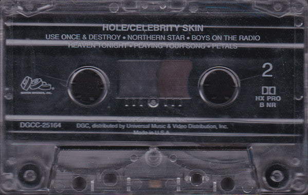 Hole (2) : Celebrity Skin (Cass, Album)