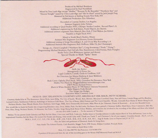 Hole (2) : Celebrity Skin (Cass, Album)