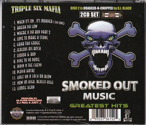 Triple Six Mafia* : Smoked Out Music Greatest Hits (2xCD, Comp)