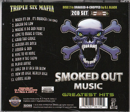 Triple Six Mafia* : Smoked Out Music Greatest Hits (2xCD, Comp)