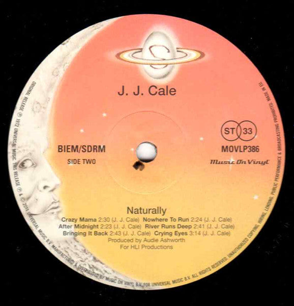 J.J. Cale : Naturally (LP, Album, RE, 180)