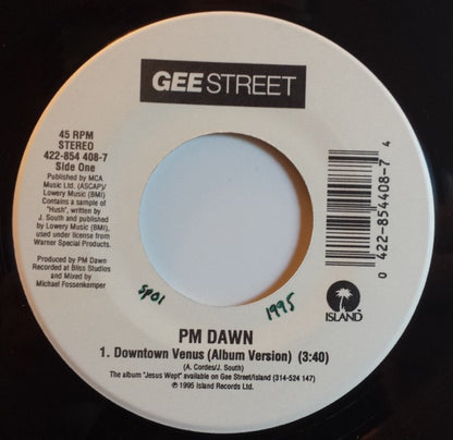 P.M. Dawn : Downtown Venus / She Dreams Persistent Maybes (7", Single)