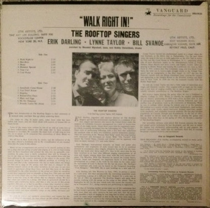The Rooftop Singers : Walk Right In! (LP, Album, Mono)