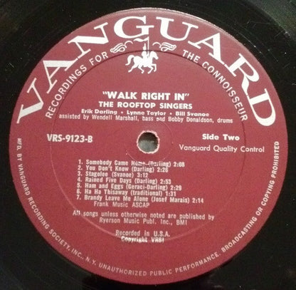 The Rooftop Singers : Walk Right In! (LP, Album, Mono)