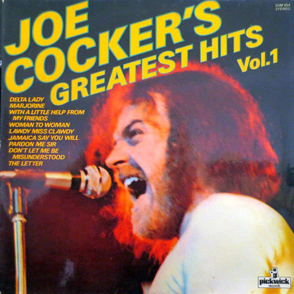 Joe Cocker : Joe Cocker's Greatest Hits Vol. 1 (LP, Comp)