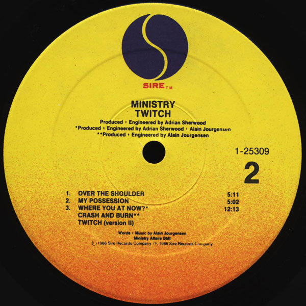 Ministry : Twitch (LP, Album, SRC)
