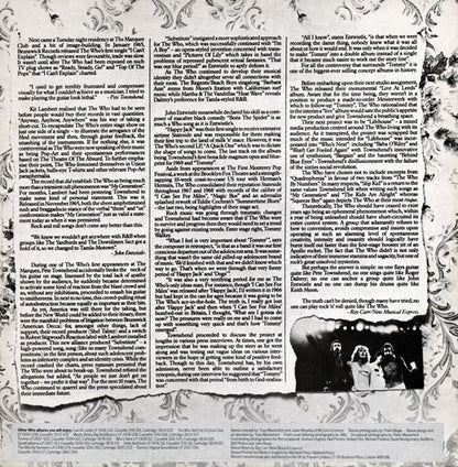 The Who : The Story Of The Who (2xLP, Comp, Mono, mix)