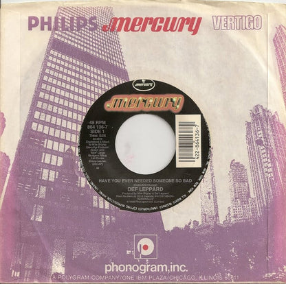 Def Leppard : Have You Ever Needed Someone So Bad (7", Single)