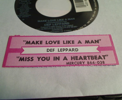 Def Leppard : Make Love Like A Man (7", Single)