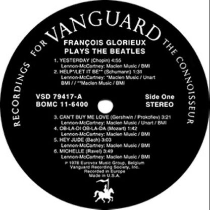 François Glorieux : François Glorieux Plays The Beatles (LP, Album)