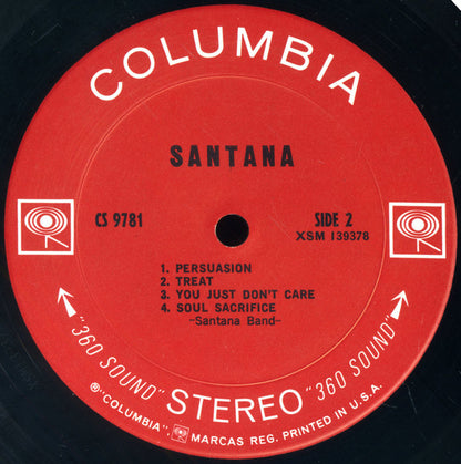 Santana : Santana (LP, Album, Pit)