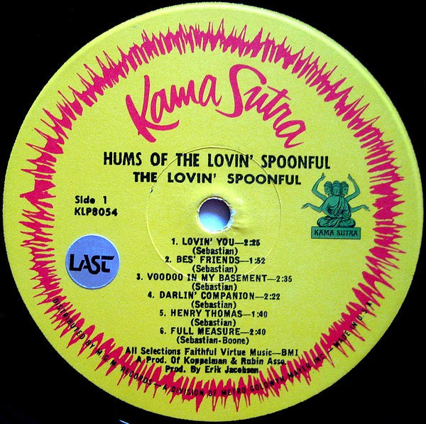 The Lovin' Spoonful : Hums Of The Lovin' Spoonful (LP, Album, Mono, MGM)