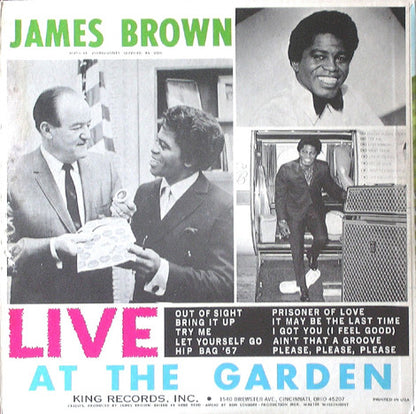 James Brown : Live At The Garden (LP, Album, Mar)