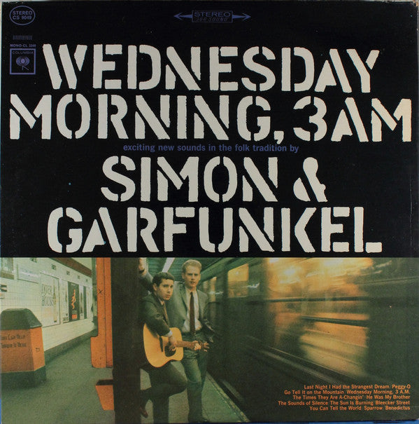 Simon & Garfunkel : Wednesday Morning, 3 A.M. (LP, Album, RP, Pit)