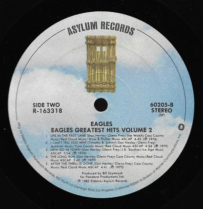 Eagles : Eagles Greatest Hits Volume 2 (LP, Comp, Club, RCA)