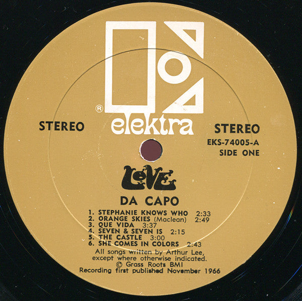 Love : Da Capo (LP, Album, All)