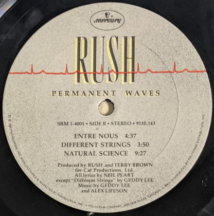 Rush : Permanent Waves (LP, Album, Ter)