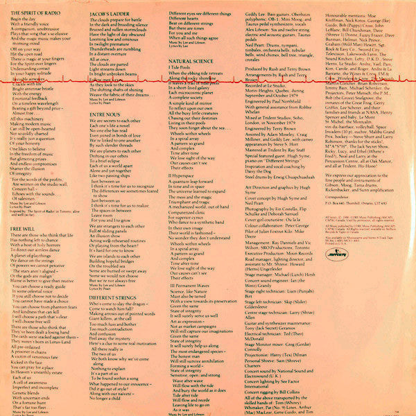 Rush : Permanent Waves (LP, Album, 53 )