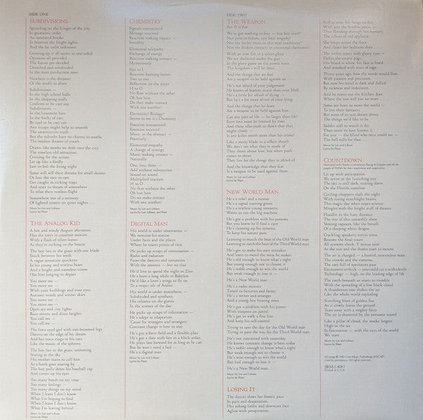 Rush : Signals (LP, Album, 53 )