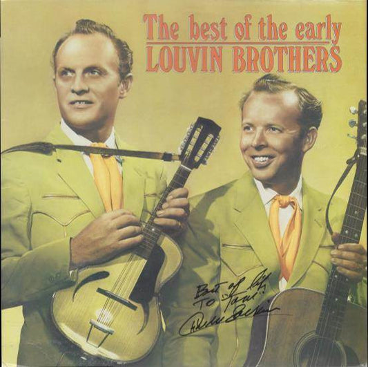 The Louvin Brothers : The Best Of The Early Louvin Brothers (LP, Comp)