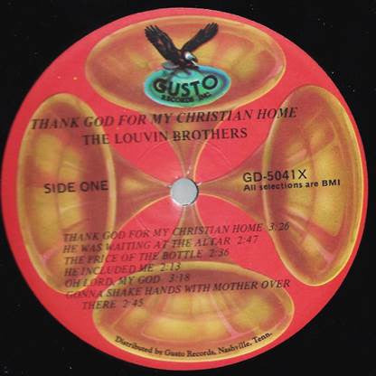 The Louvin Brothers : Thank God For My Christian Home (LP, Album, RE)
