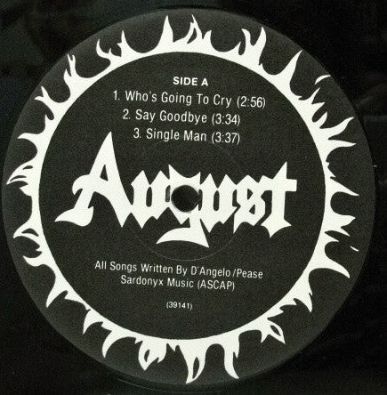 August (19) : Sunny Days / Hot Nights (LP, Album)