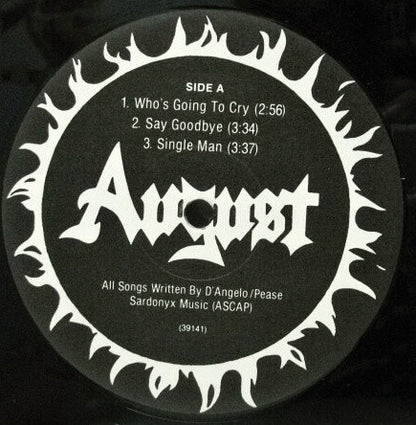 August (19) : Sunny Days / Hot Nights (LP, Album)