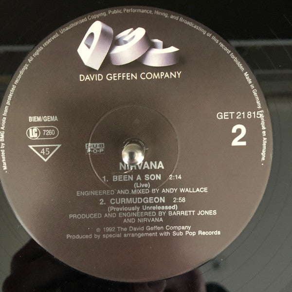 Nirvana : Lithium (12", Maxi)