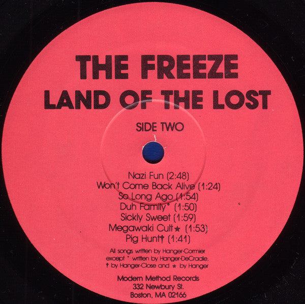 The Freeze : Land Of The Lost (LP, Album)