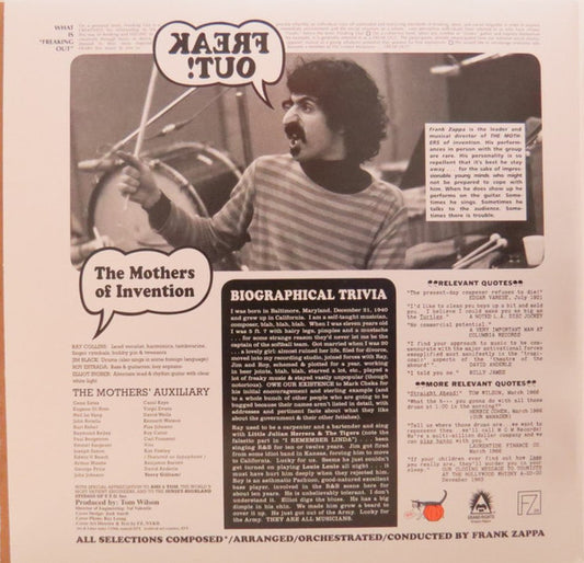 The Mothers Of Invention* : Freak Out! (2xLP, Album, RE, RM, 180)