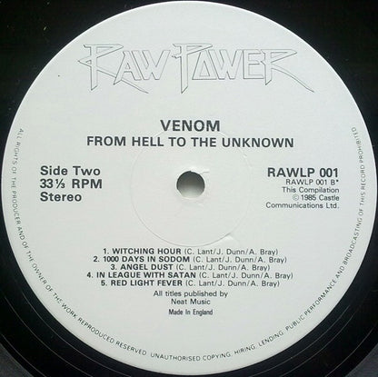 Venom (8) : From Hell To The Unknown... (2xLP, Comp)