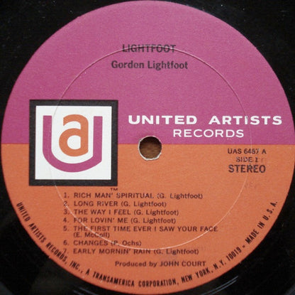 Gordon Lightfoot : Lightfoot! (LP, Album, RP)