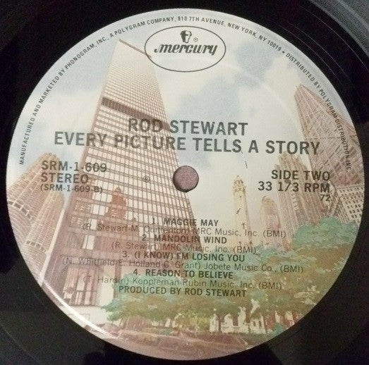 Rod Stewart : Every Picture Tells A Story (LP, Album, RE)