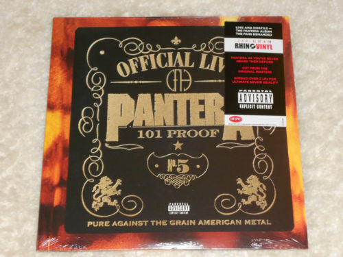 Pantera : Official Live: 101 Proof (2xLP, Album, 180)