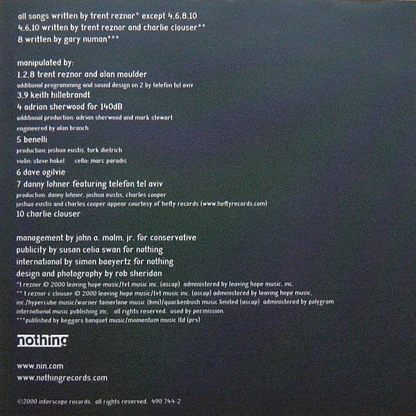 Nine Inch Nails : Things Falling Apart (CD, EP, Uni)