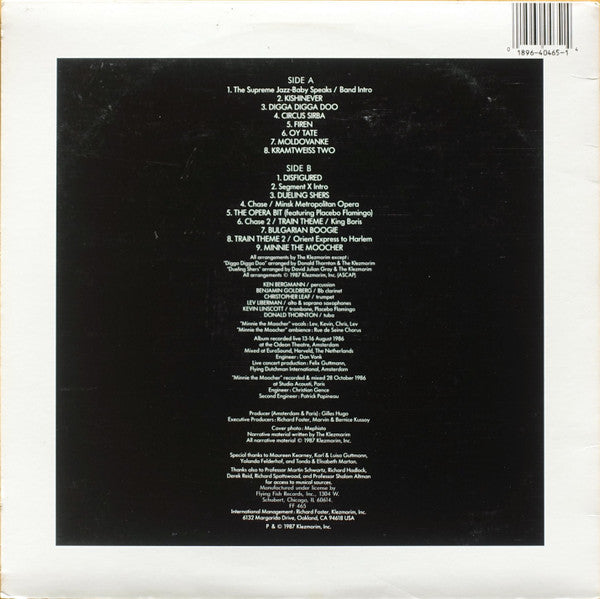 The Klezmorim : Jazz-Babies Of The Ukraine (LP, Album)