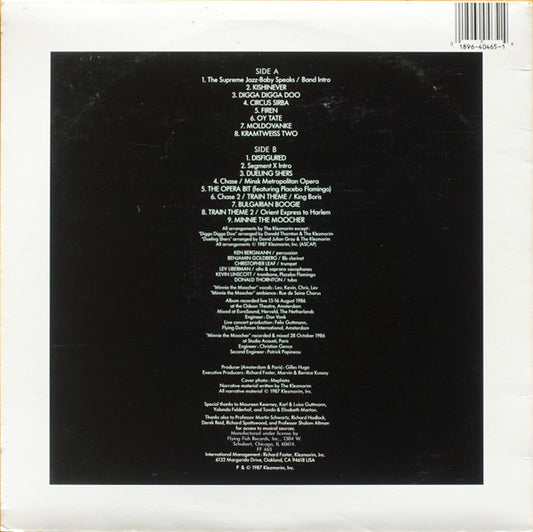 The Klezmorim : Jazz-Babies Of The Ukraine (LP, Album)