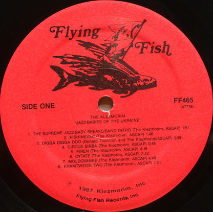 The Klezmorim : Jazz-Babies Of The Ukraine (LP, Album)