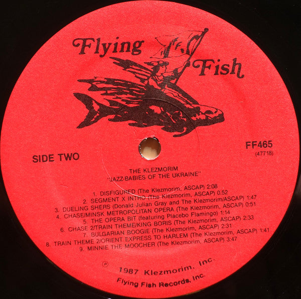 The Klezmorim : Jazz-Babies Of The Ukraine (LP, Album)