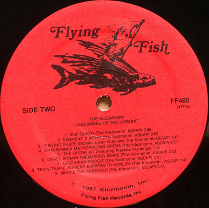 The Klezmorim : Jazz-Babies Of The Ukraine (LP, Album)