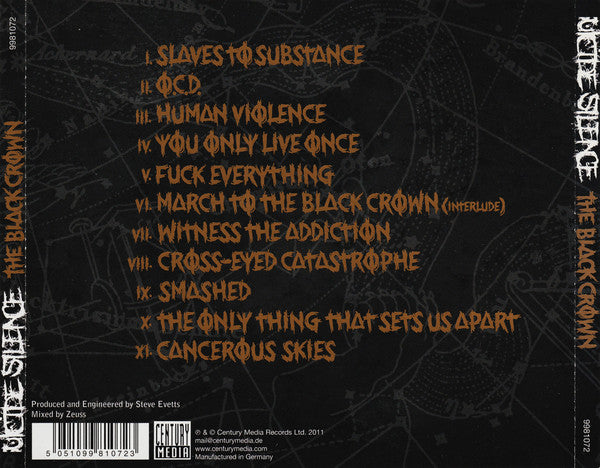 Suicide Silence : The Black Crown (CD, Album)