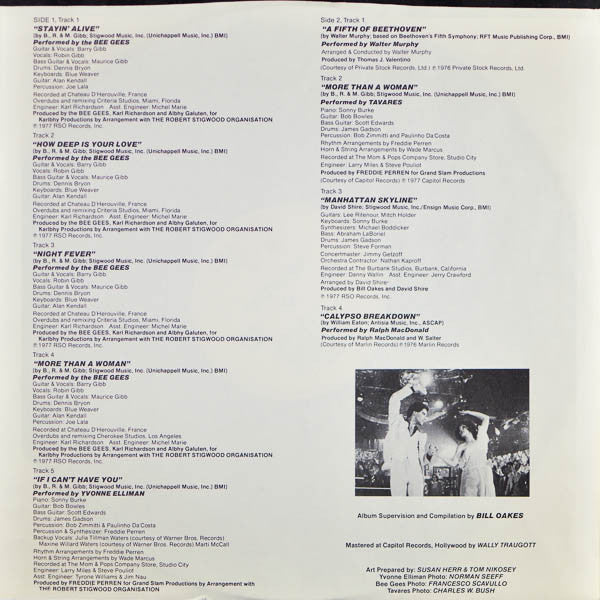 Various : Saturday Night Fever (The Original Movie Sound Track) (2xLP, Album, Comp, Spe)